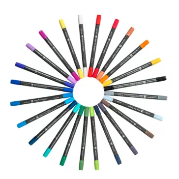   Marabu Aqua Pen Graphix akvarellfilc szett - "Octopy" válogatás, 24 db