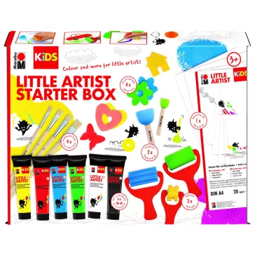   Marabu KiDS Little Artist kezdő festőkészlet gyerekeknek - eszközökkel, anyagokkal, FSC100%