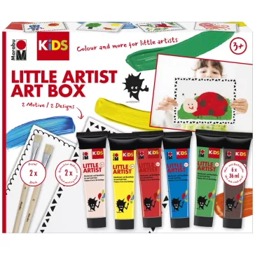   Marabu KiDS Little Artist kreatív festőszett gyerekeknek - eszközökkel, anyagokkal, FSC100%