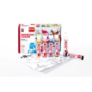 Marabu KiDS Window Color üvegmatrica festék szett - "Karácsony", 6 x 25 ml