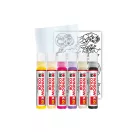 Marabu KiDS Window Color üvegmatrica festék szett - "Hercegnő", 6 x 25 ml