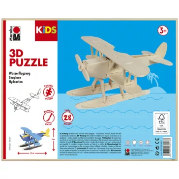 Marabu KiDS 3D Puzzle fából - hidroplán