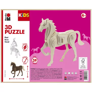 Marabu KiDS 3D Puzzle fából - ló