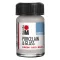 Marabu Porcelain & Glass fényes festék - metálezüst 782, 15 ml