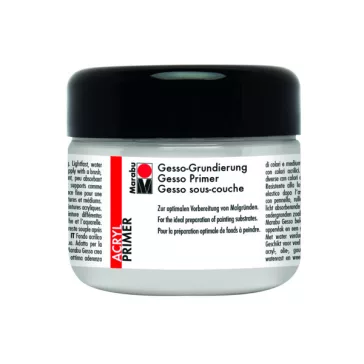 Marabu Gesso vízbázisú alapozó - fehér 808, 225 ml