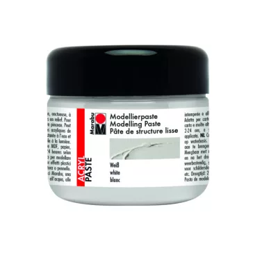 Marabu Modellező paszta - fehér 070, 225 ml