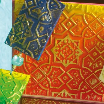   FIMO felületmintázó lap gyurmához - 15,5 cm x 16,5 cm, keleti