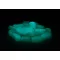 Foszforeszkáló dekor kavics - kicsi, vízkék