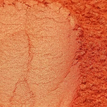 Gyöngyház hatású mica pigment por - korall, 3g