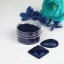 Gyöngyház hatású mica pigment por - éjkék, 10g