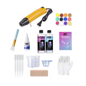   Let's Resin epoxi öntőgyanta tengerpartkészítő szett - 500 ml