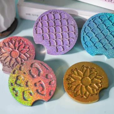   Let's Resin holografikus csillám - ultrafinom, 5 g, rózsaszín