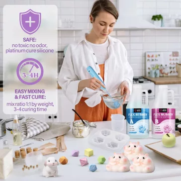 Let's Resin Squishy öntőanyag - 1700 gramm