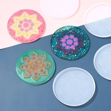 Szilikon öntőforma - mandala alátét 2.