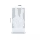 Szilikon öntőforma - 3D kéz, béke
