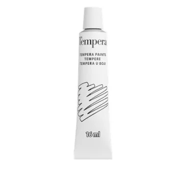 ICO Süni tempera, 16 ml - fehér