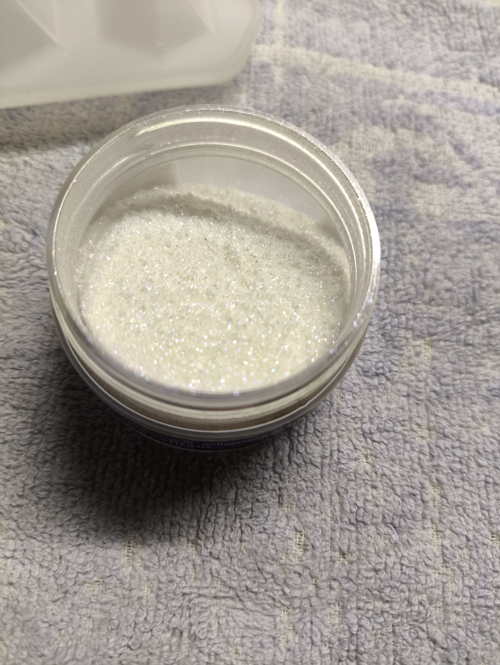 Gyémántfényű pigment por - lila csillám, 10g