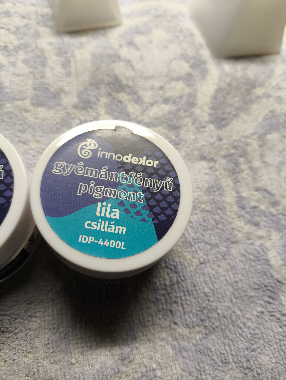 Gyémántfényű pigment por - lila csillám, 10g
